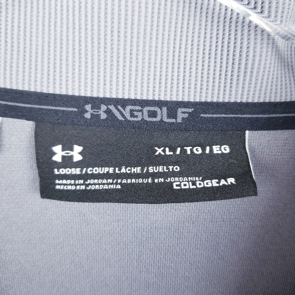 Under Armour Golf ColdGear Gray Pullover size XL - Picture 3 of 9
